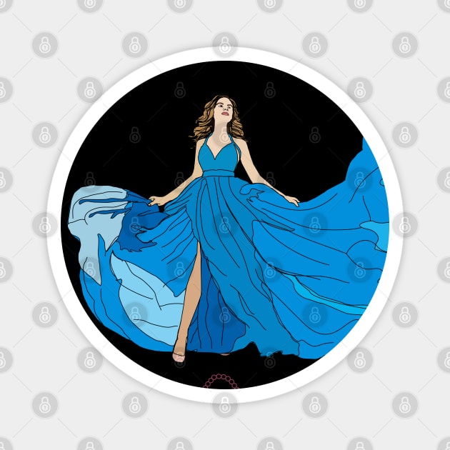 Fashion Boutique with fashionista and stylist girly fashion Magnet by Alex